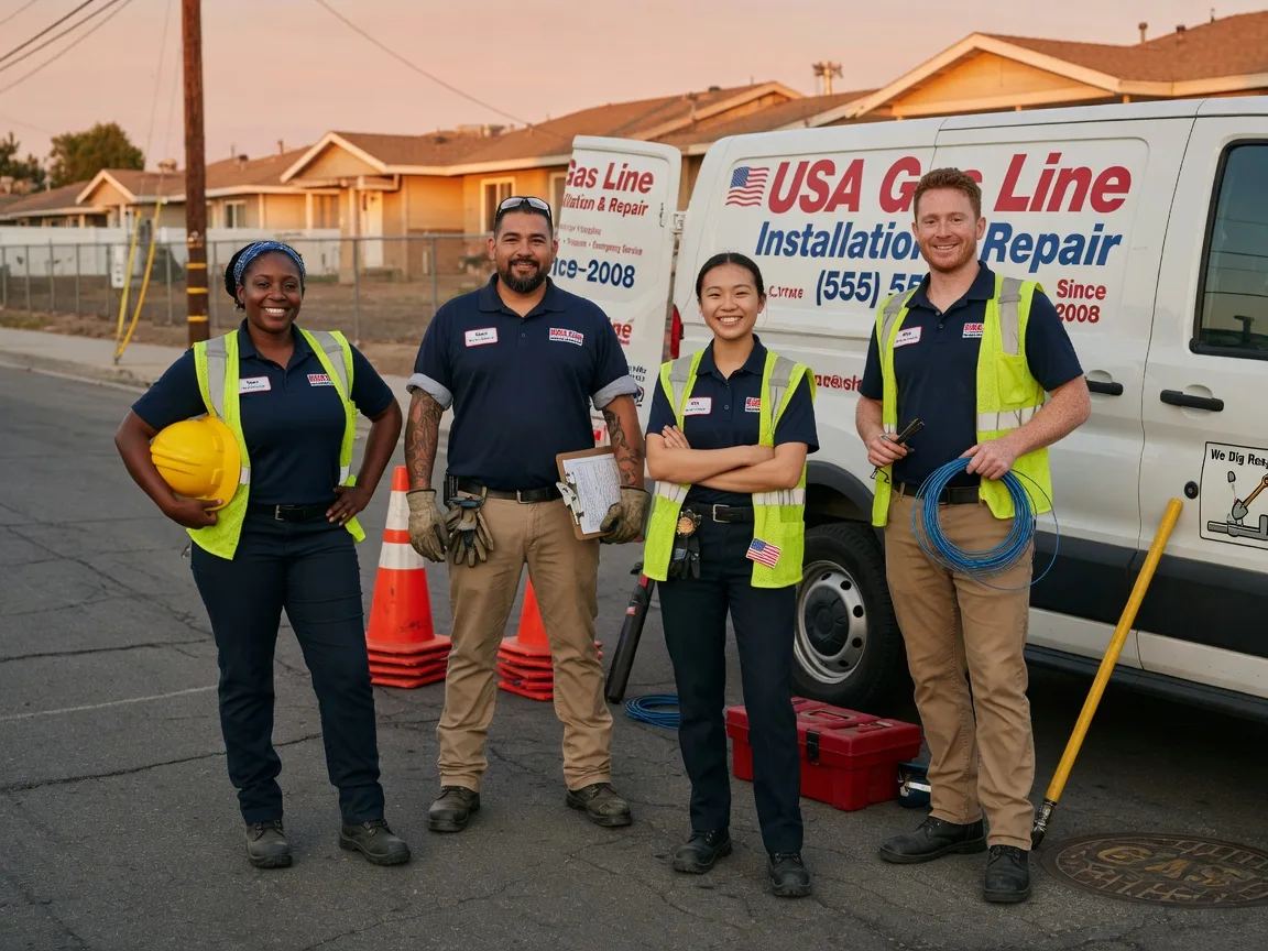 Gas Line Installation company in Branscomb, CA